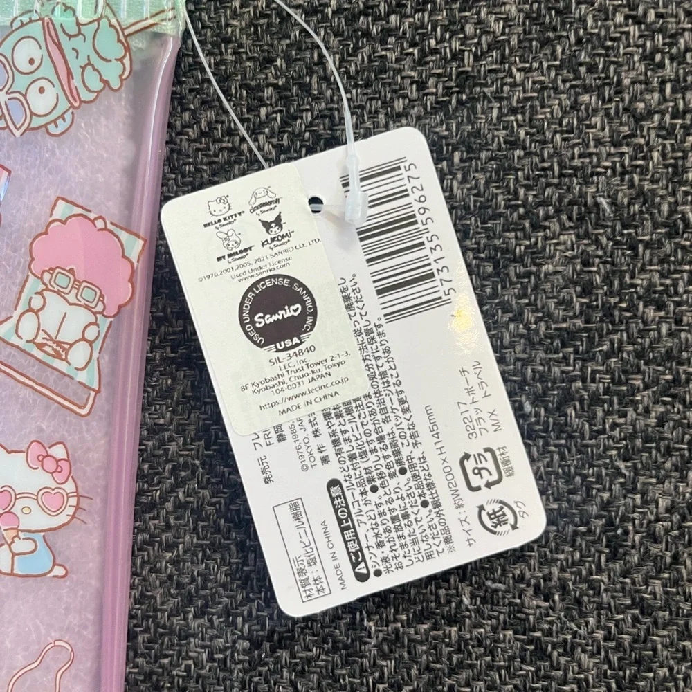 •Sanrio Character Pencil Pouch From Japan NWT•